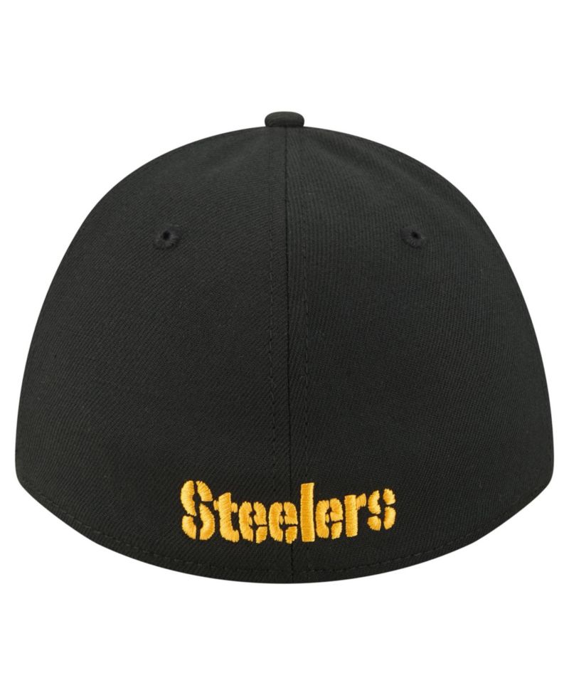 Men's Pittsburgh Steelers 39Thirty A-Frame Stretch-Fit Hat