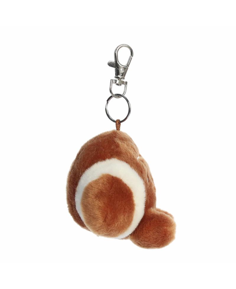 Mini Tackle Football Palm Pals Adorable Clip-On Brown 5