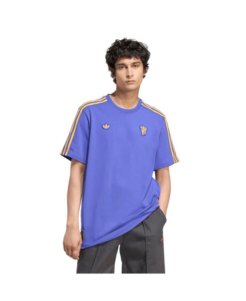 Men's Purple Manchester United Terrace Icons T-Shirt