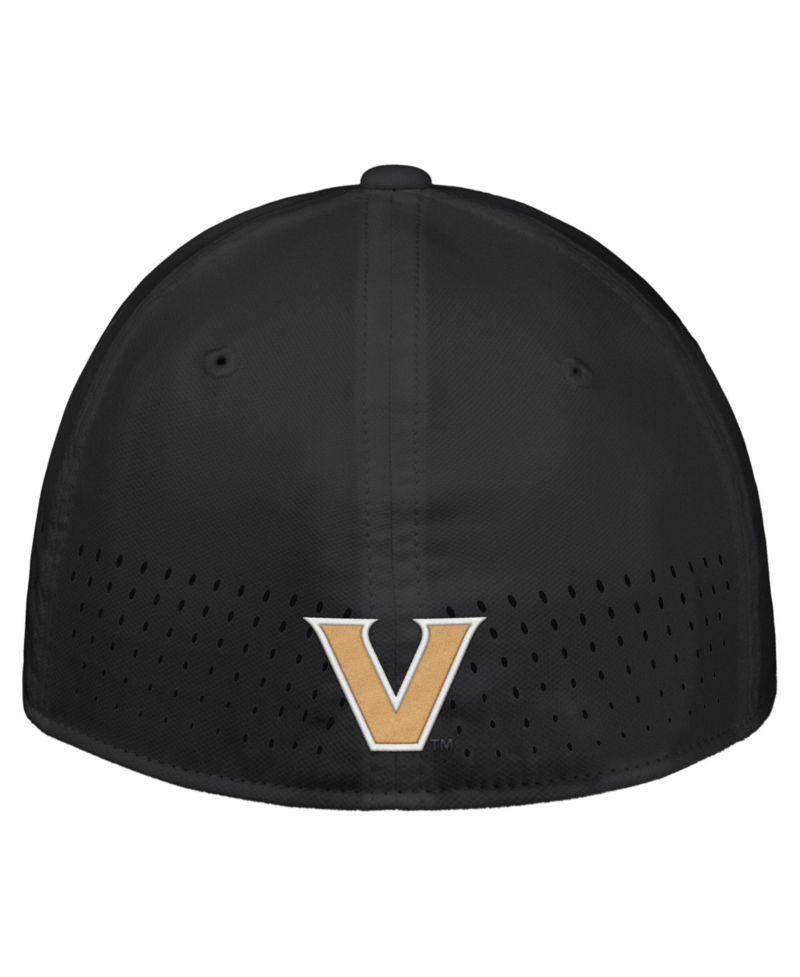 Men's Black Vanderbilt Commodores 2026 On-Field AeroBill SwooshFlex Dri-FIT Hat
