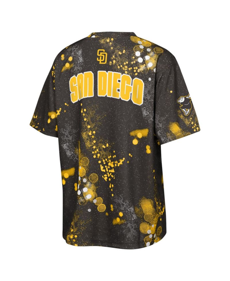 Big Boys and Girls Brown San Diego Padres Y2 Tech Stadium Lights T-Shirt
