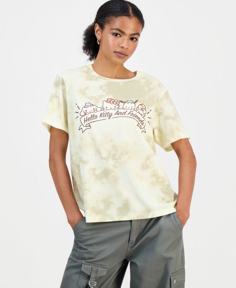 Juniors' Hello Kitty & Friends Graphic T-Shirt