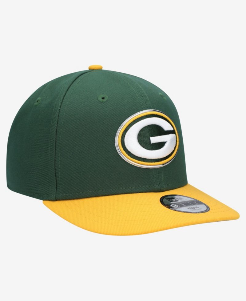 Big Boys and Girls Green/Gold Green Bay Packers 2026 NFL Draft Pre-Curved 9FIFTY Snapback Hat