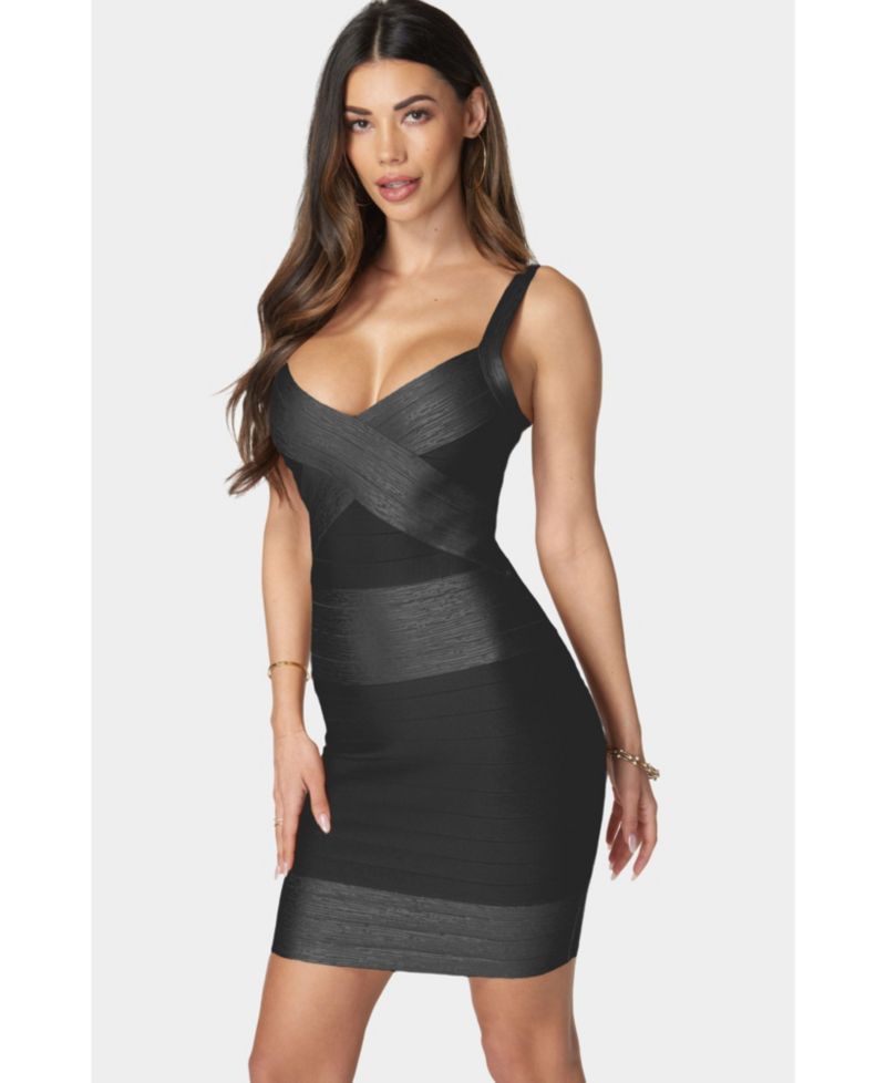 Women's Color Block Bandage Dress