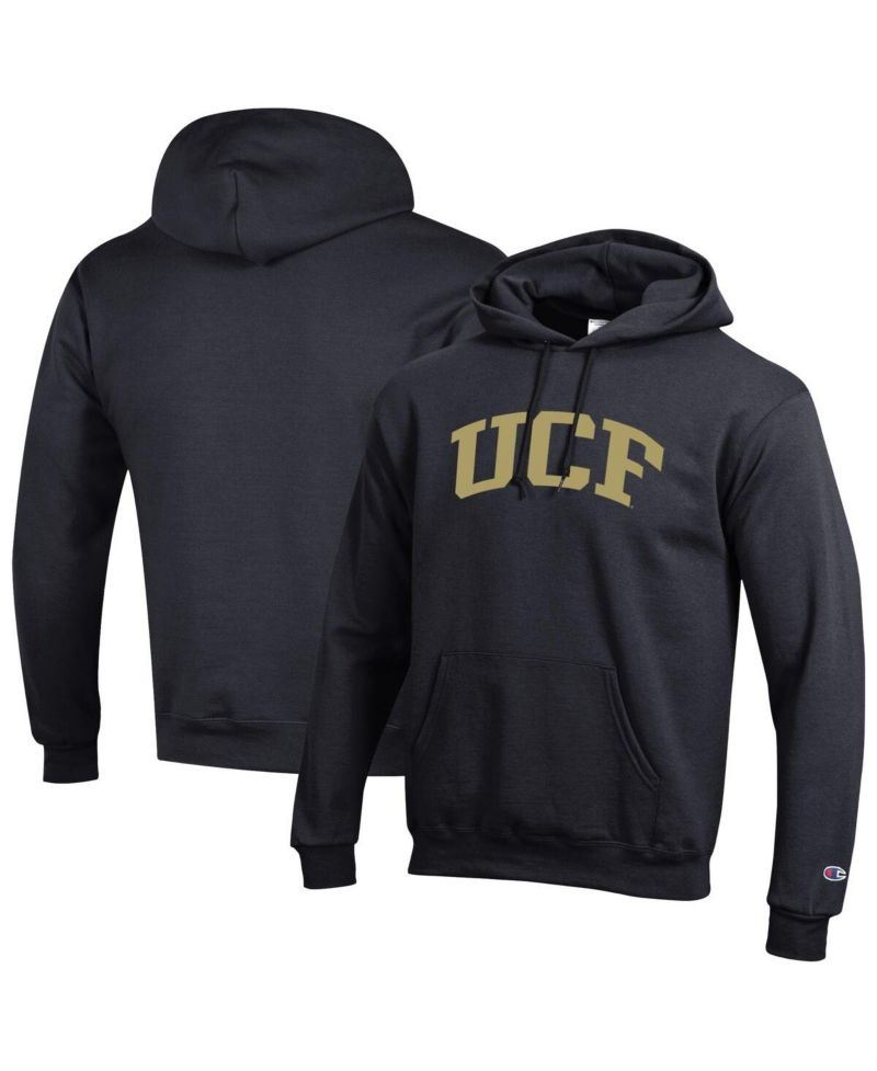 Men's Black UCF Knights Basic Arch Fleece Pullover Hoodie