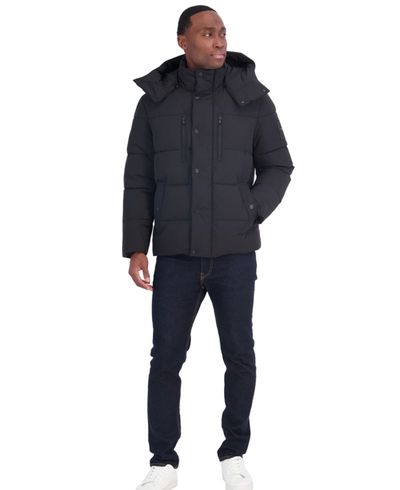Men's Logo Parka Regular-Fit Jacket