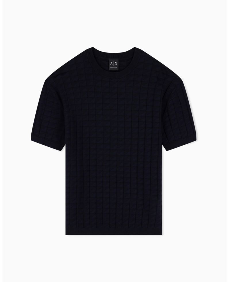 Men's Viscose Grid T-Shirt