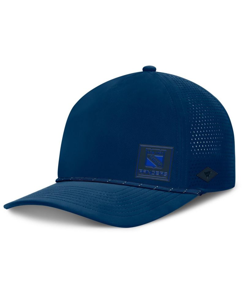 Men's Blue New York Rangers Captain Rope Adjustable Hat