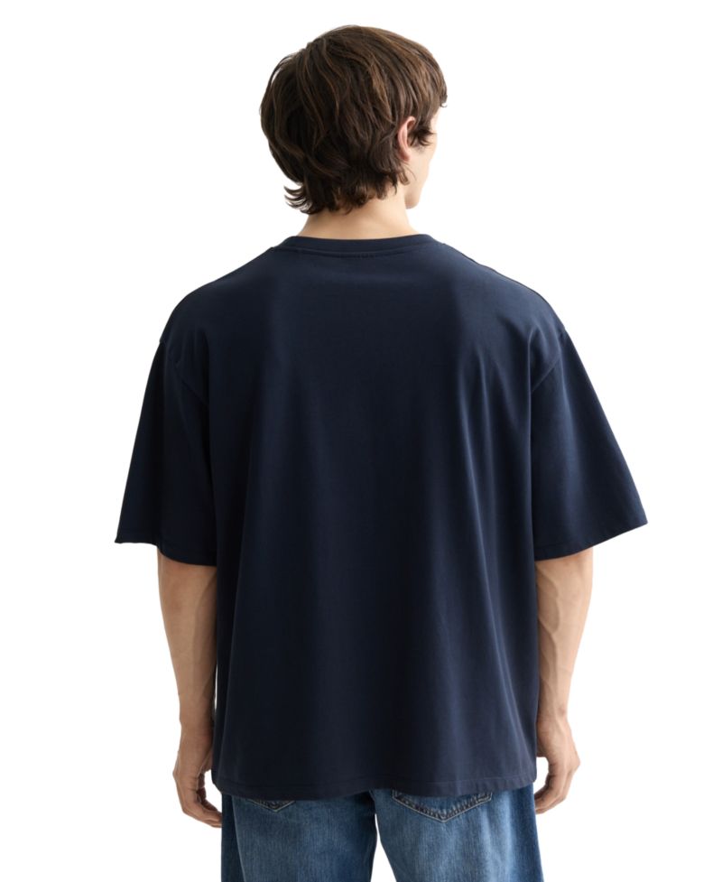 Men's Oversized Crewneck Pocket T-Shirt