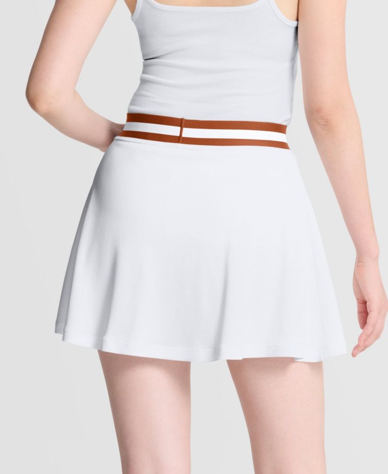 Women's Texas Longhorns Pleated High-Waisted Skort, 4" Inseam
