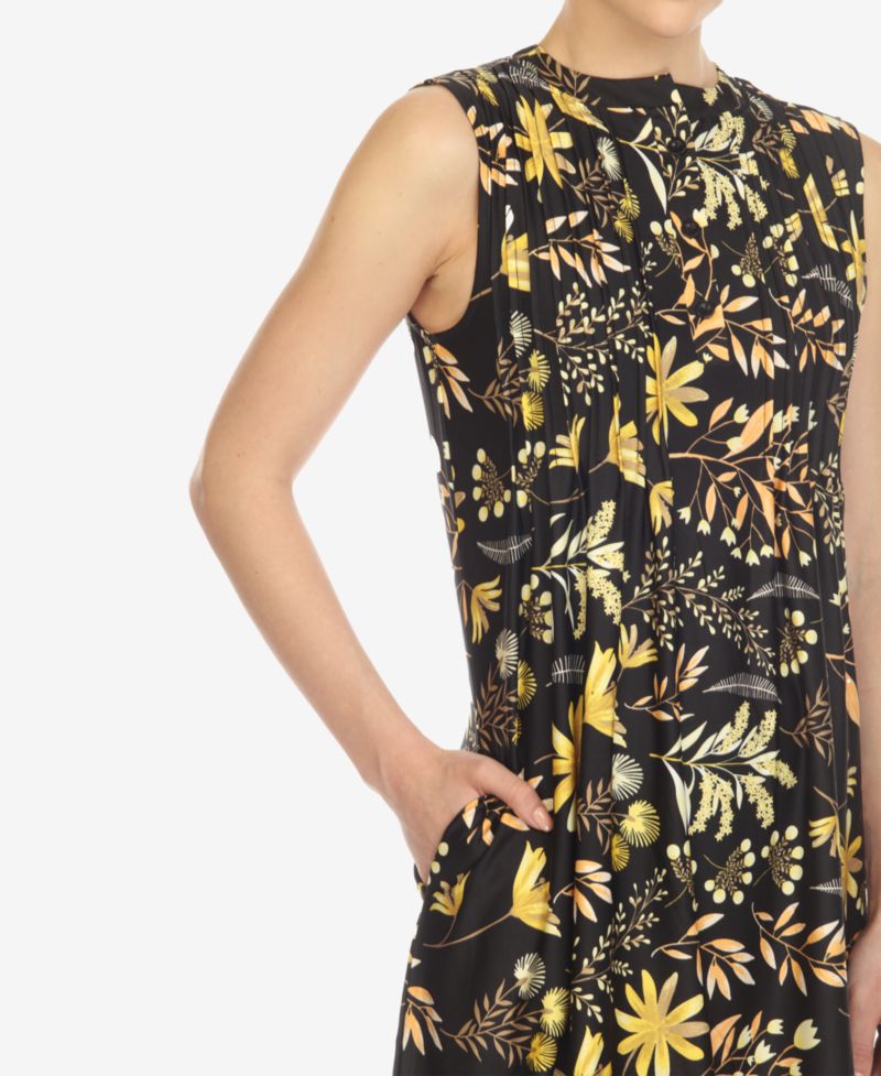 Women's Floral Sleeveless Tunic Top