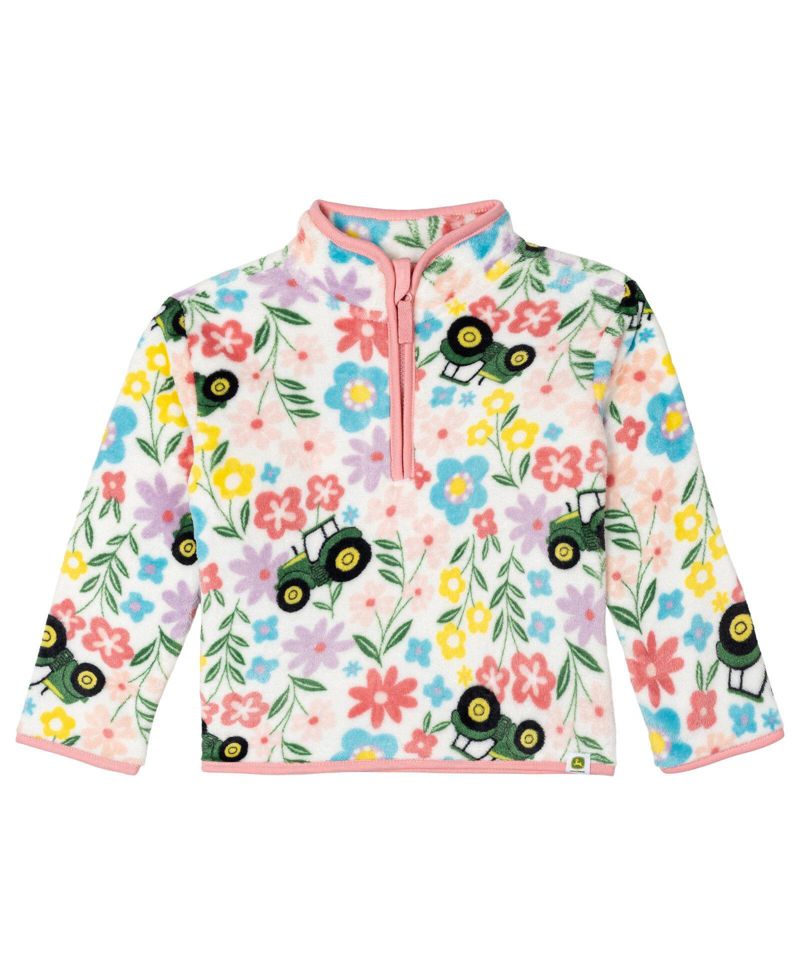 Little Girl's (5-7) Fleece Quarter-Zip Sweatshirt
