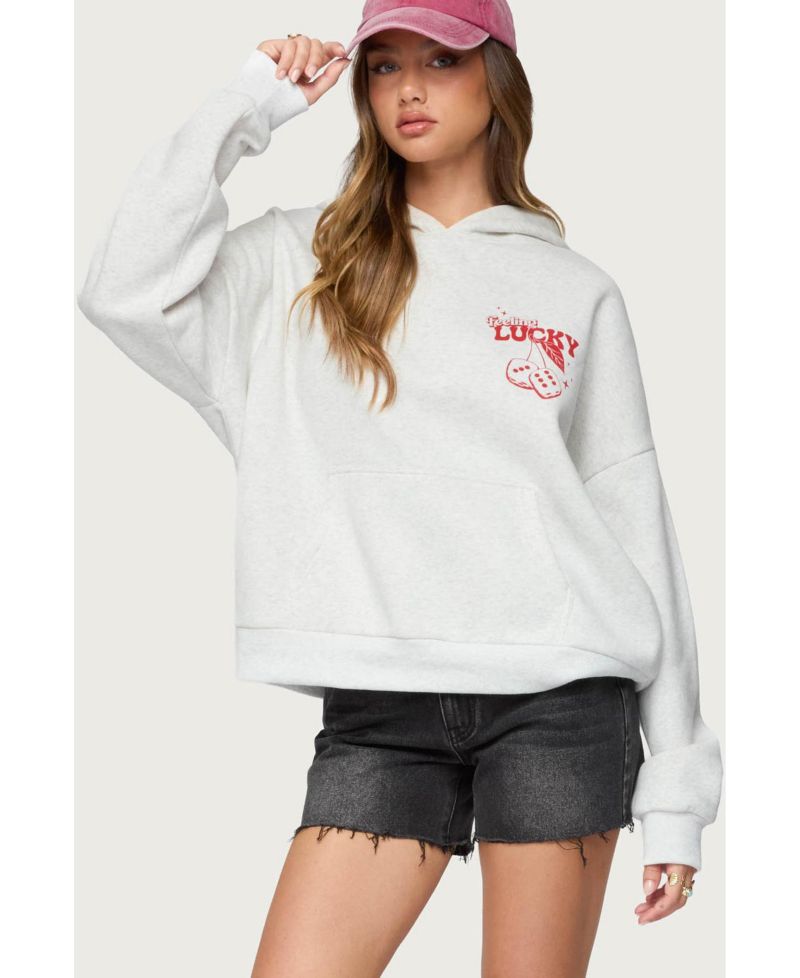 Women's Feeling Lucky Oversized Hoodie