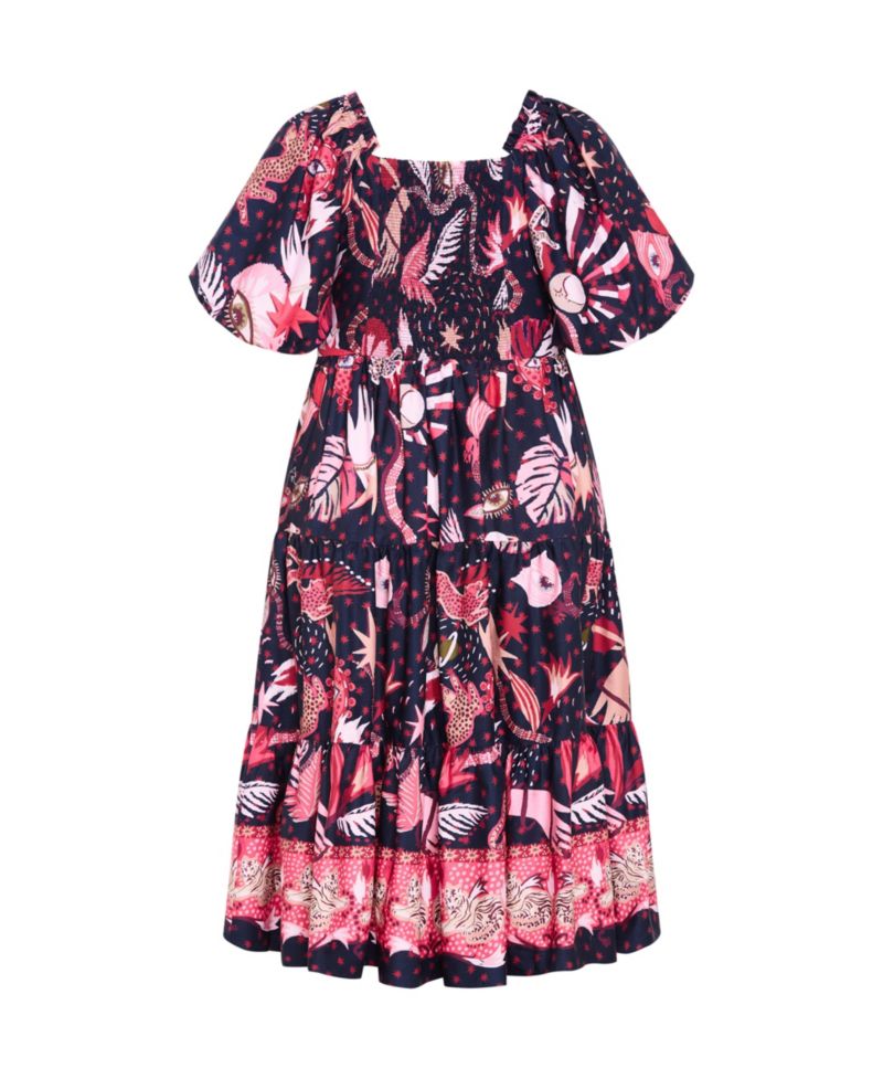 Women's Simona Print Puff Sleeve Dress
