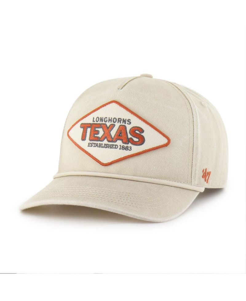 Men's and Women's Cream Texas Longhorns Outdoorsmen Cairn Hitch Adjustable Hat
