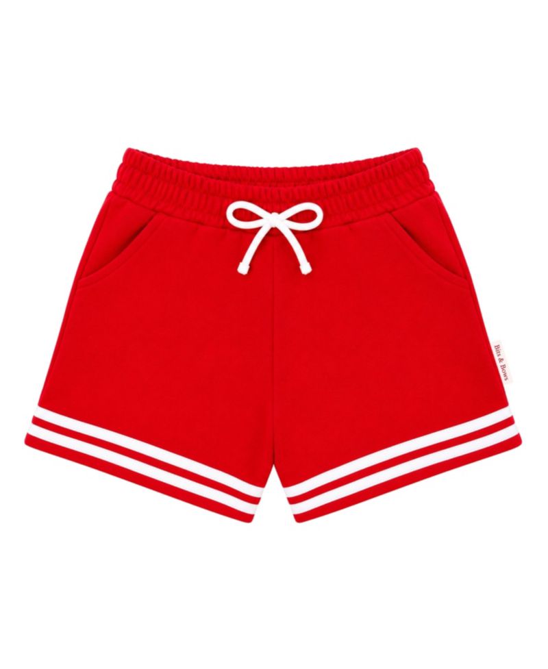 Baby Unisex ( 6M to 18 M ) Striped Varsity Shorts