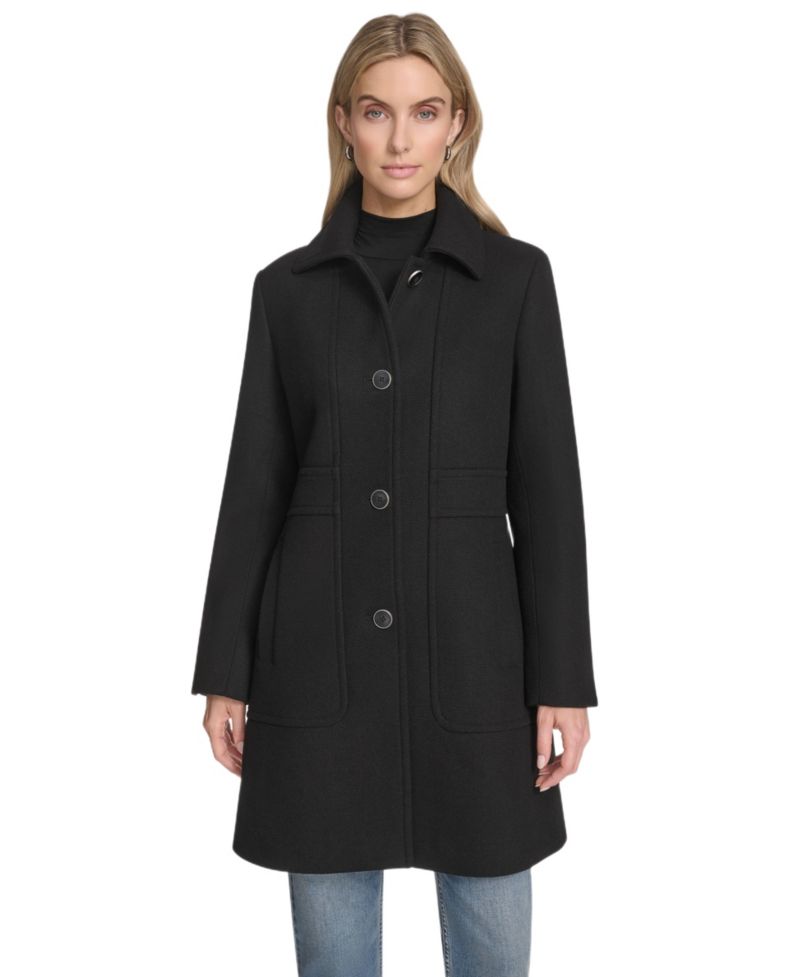 Women's Emmeline Wool Blend Slim Coat