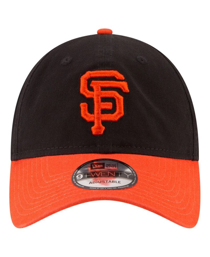 Men's Black/Orange San Francisco Giants Jeff Kent Number Retirement Casual Classic Adjustable Hat