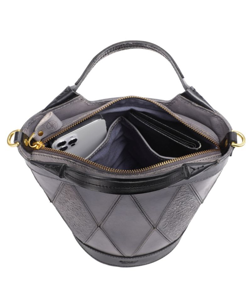 Primrose Mini Leather Crossbody Tote Bag