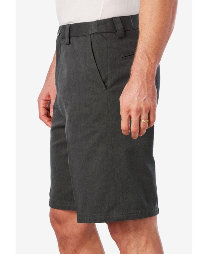 Men's Wrinkle-Free Expandable Waist Plain Front Shorts