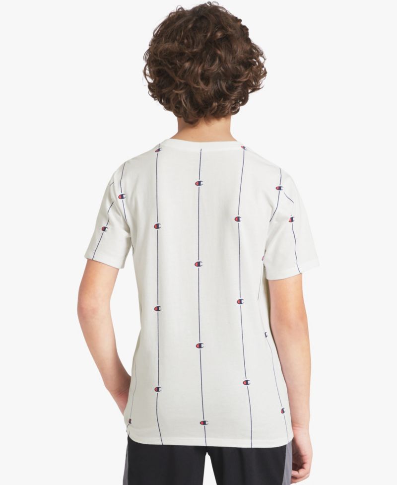 Big Boys' Printed Short-Sleeve Crewneck T-Shirt