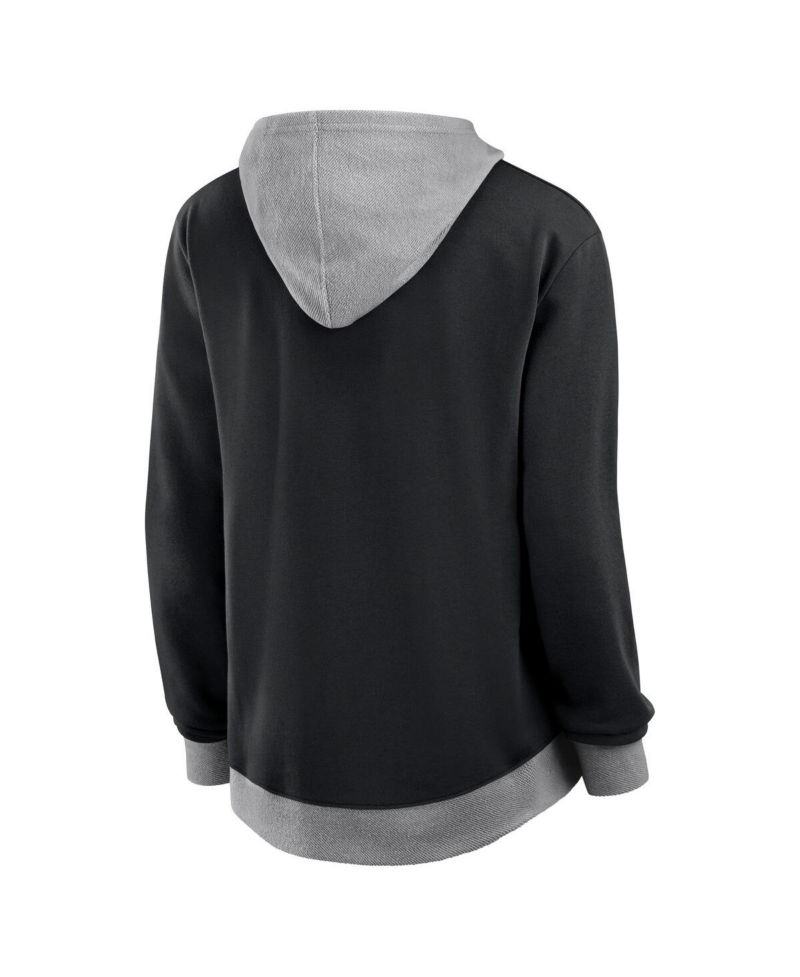 Women's Black Philadelphia Flyers Hit It French Terry Full-Zip Hoodie