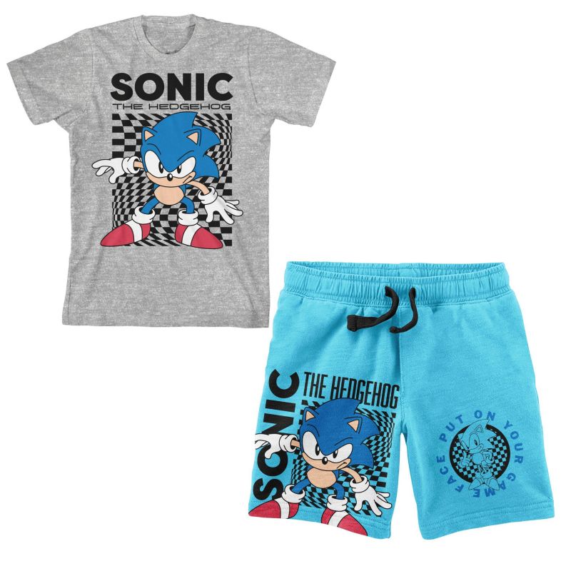 Main Character Boy's Tee And Shorts Set-Small