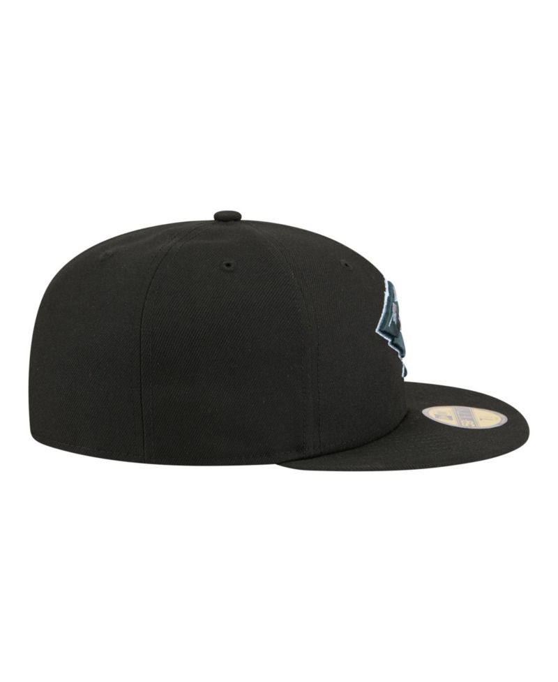 Men's Black Utah Mammoth Color Pop 59FIFTY Fitted Hat