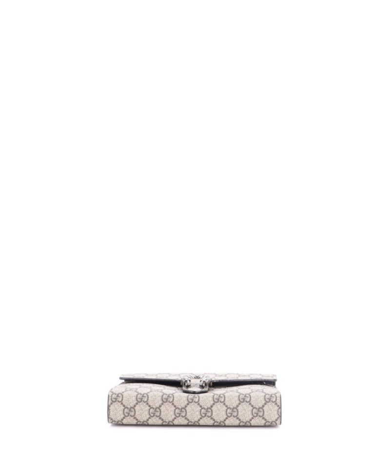 Small Dionysus Chain Wallet GG Coated Canvas