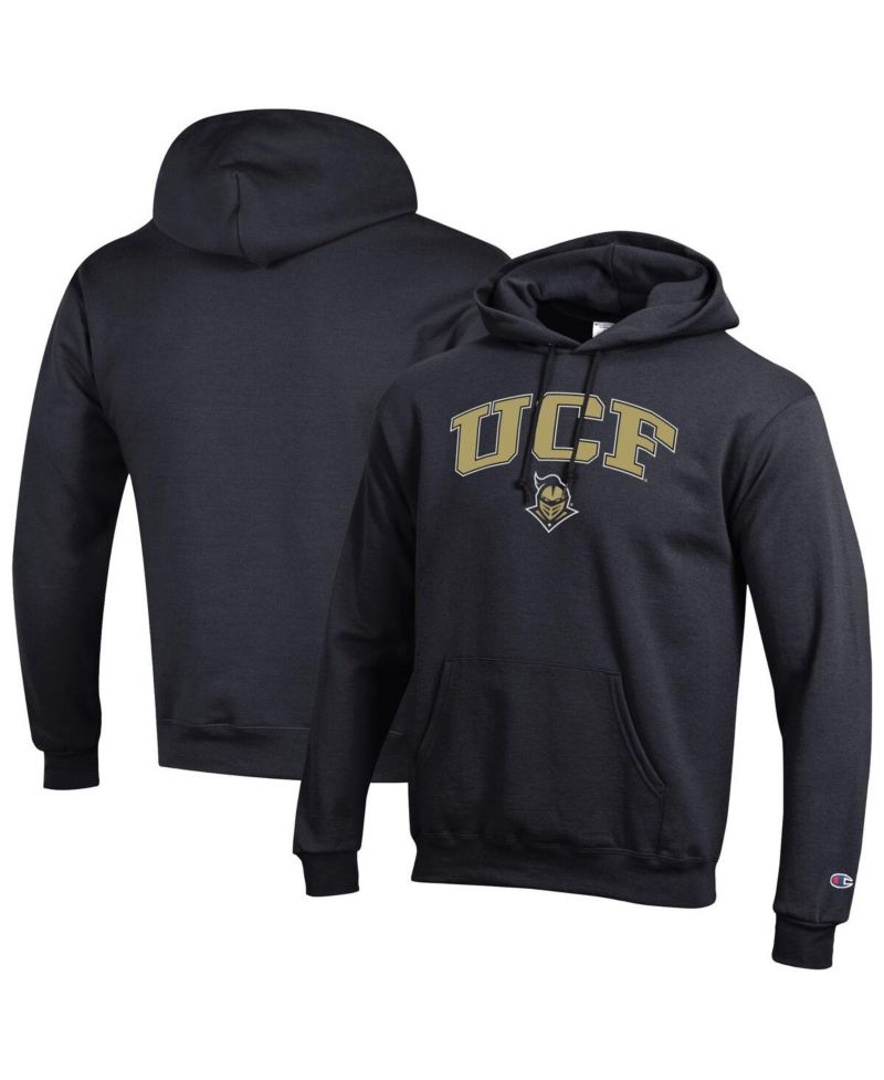 Men's Black UCF Knights Arch Over Logo Pullover Hoodie