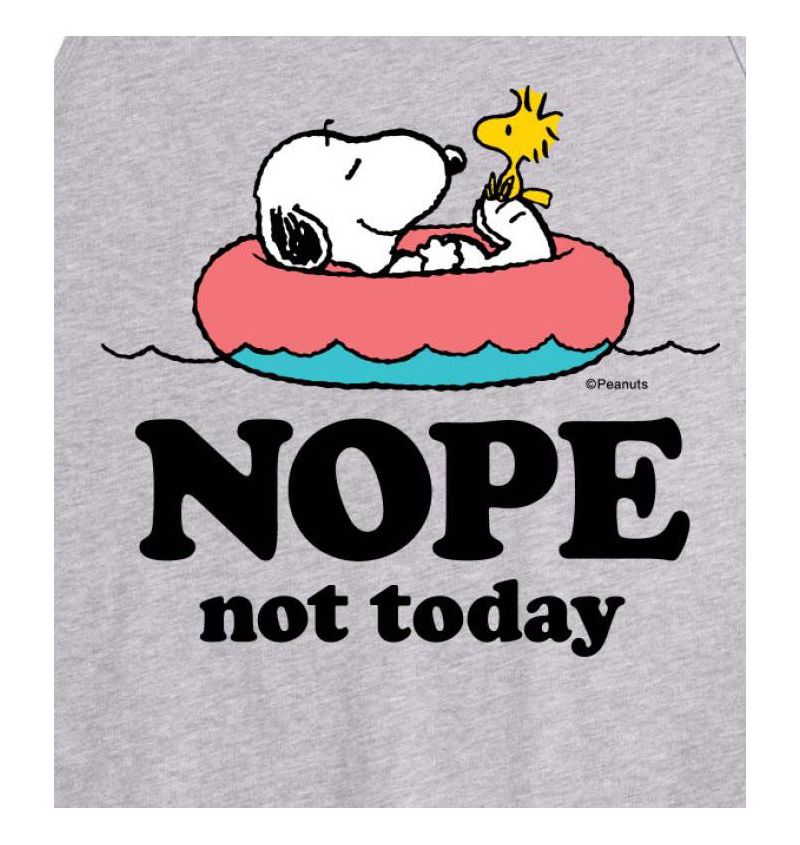 Hybrid Apparel Peanuts Nope Mens Jersey Tank