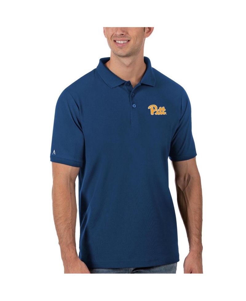 Men's Royal Pitt Panthers Legacy Pique Polo Shirt