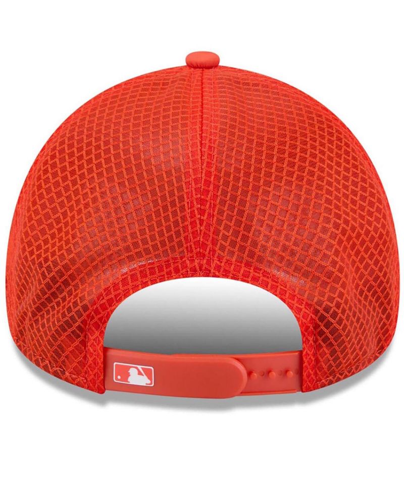 Men's Orange Houston Astros 2026 Batting Practice Alternate Apex 9FORTY Adjustable Hat
