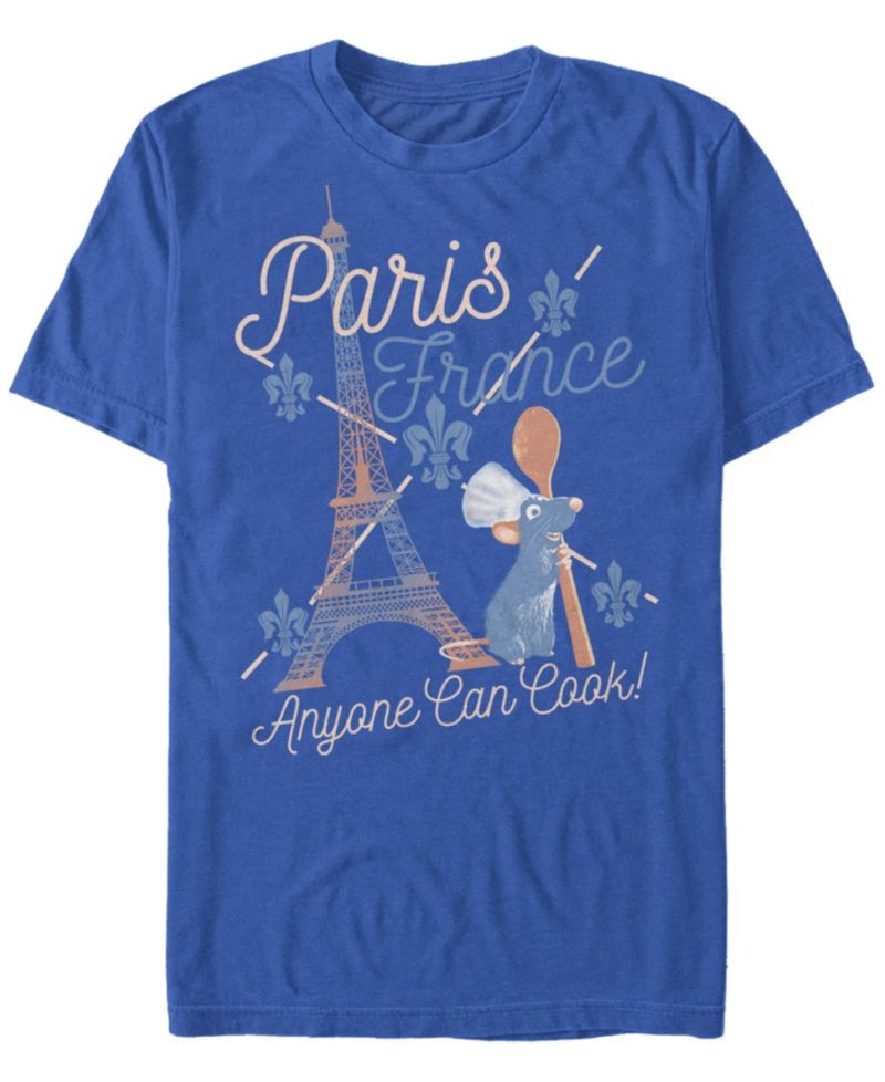 Men's Paris Location Short Sleeve Crew T-shirt