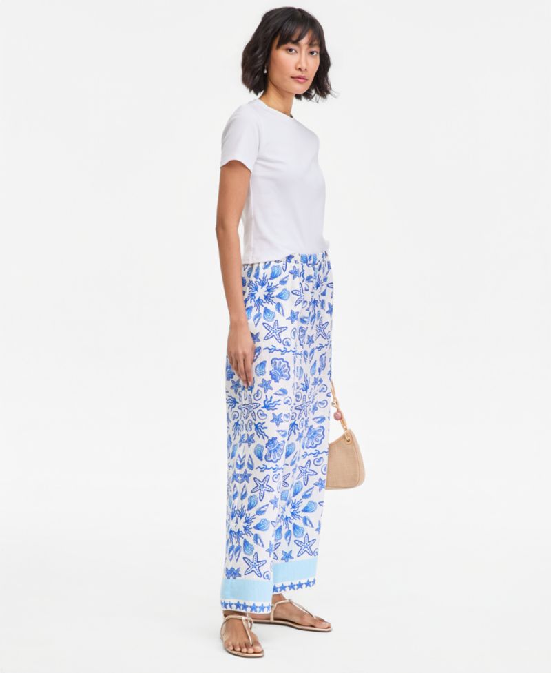 Women's Serene Shores Wide-Leg Pull-On Pants