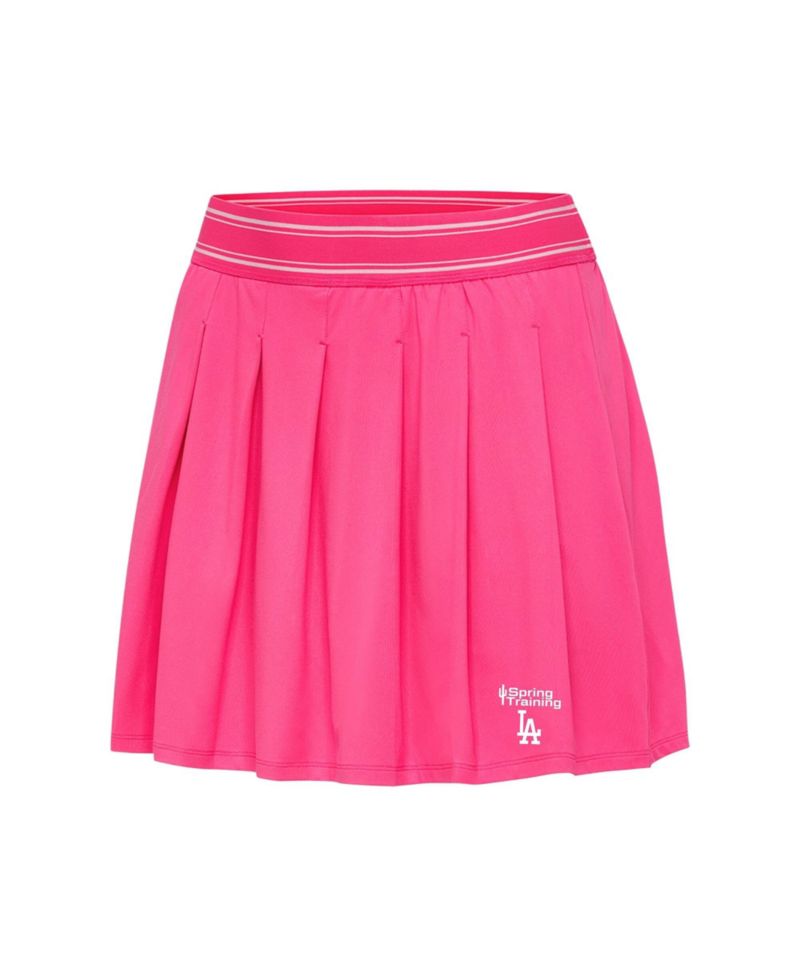 Women's Pink Los Angeles Dodgers Spring Training Retro Skort