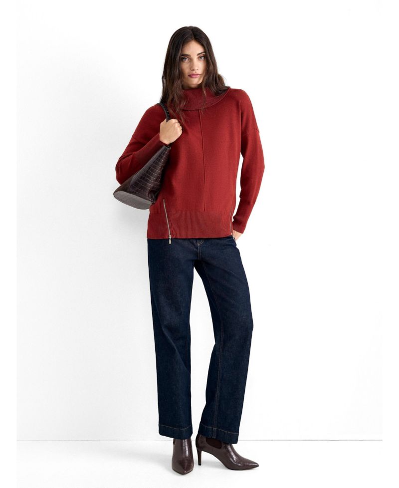 Women's Steph Cowl Neck Long-Sleeve Pullover