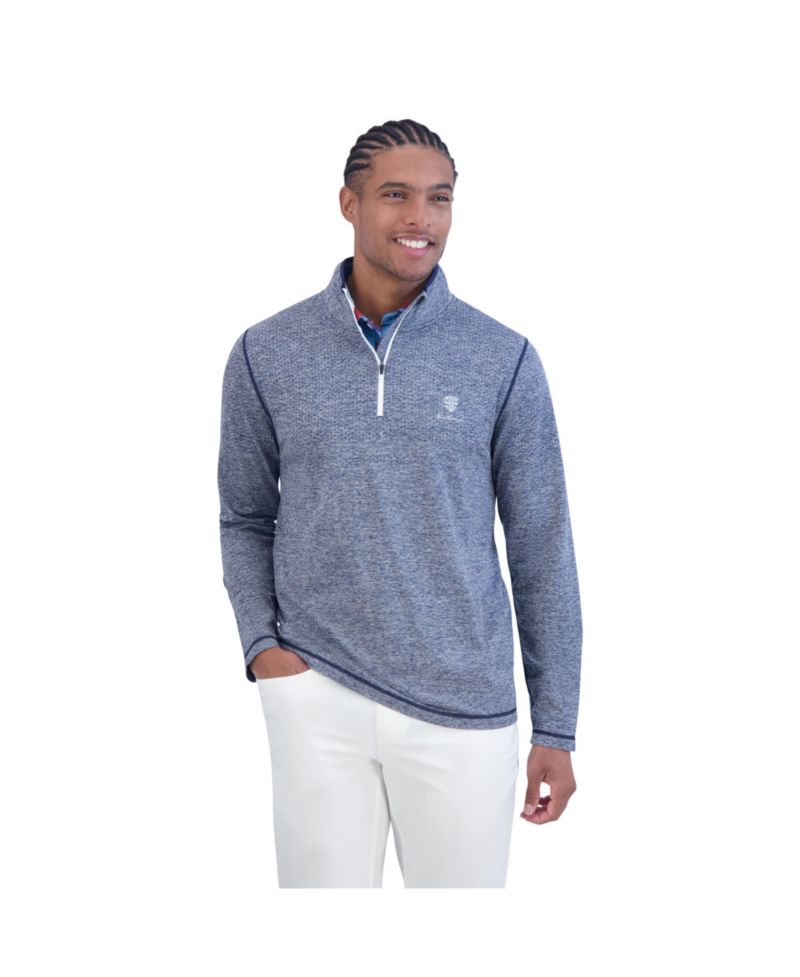Men's Seamless Knit Quarter Zip Sweatshirt
