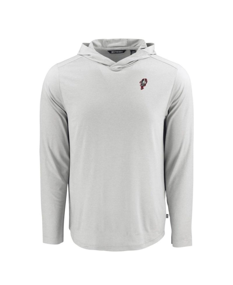 Men's Gray Ohio State Buckeyes Coastline Epic Comfort Eco Long Sleeve Hoodie T-Shirt