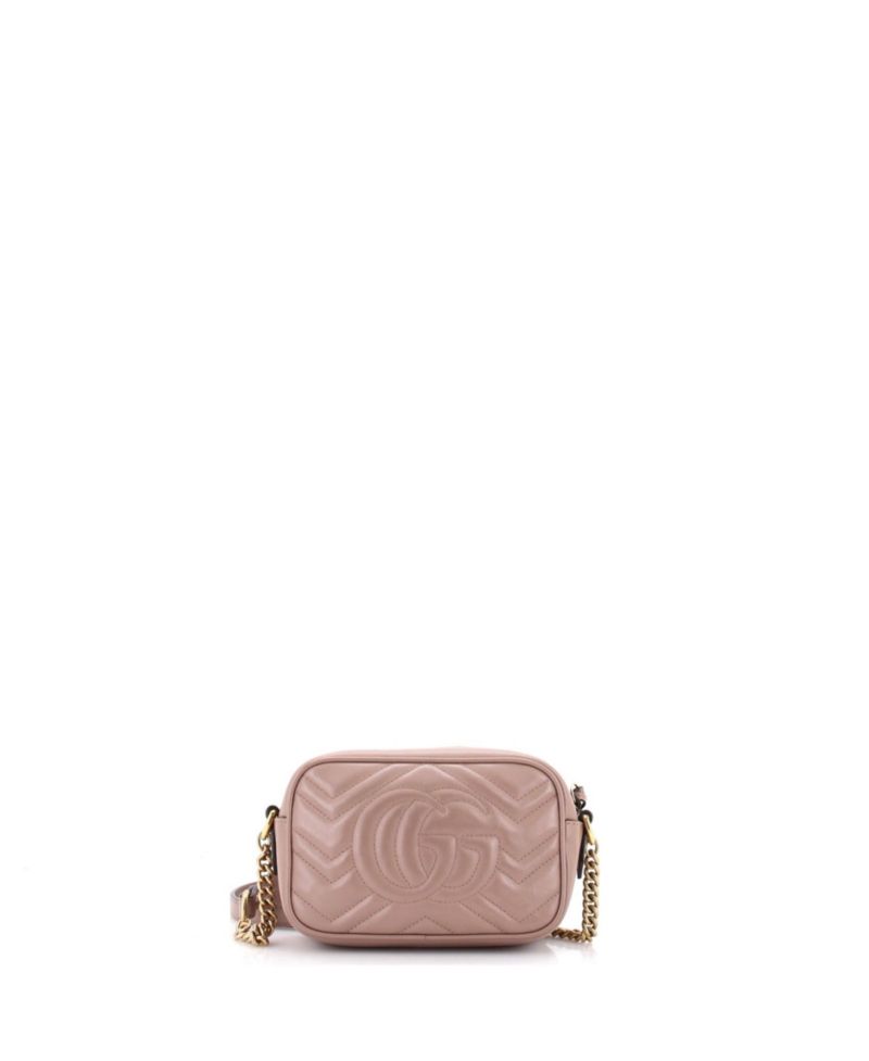 Mini GG Marmont Shoulder Bag Matelasse Leather