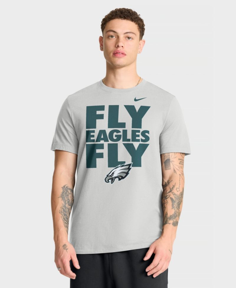 Men's Gray Philadelphia Eagles We Run This T-Shirt