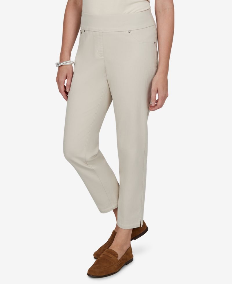 Petite Pull-On Ankle Pants