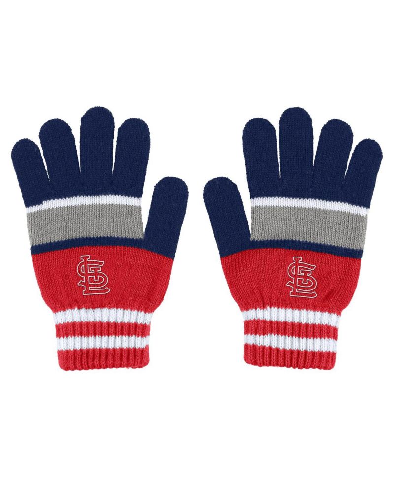 Women's St. Louis Cardinals Stripe Glove and Scarf Set