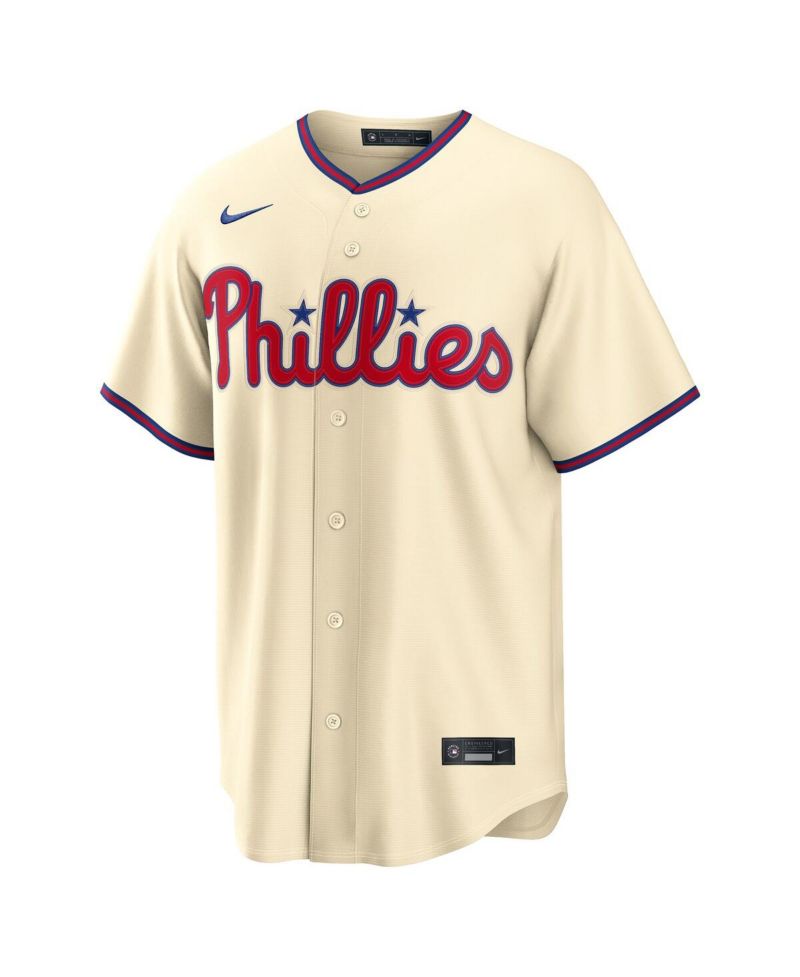 Men's Bryce Harper Cream Philadelphia Phillies Alternate Replica Jersey