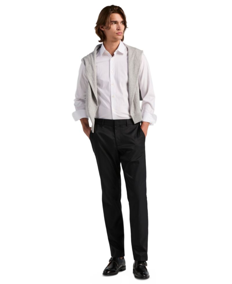 Men's Flat Front Modern-Fit Dress Pants