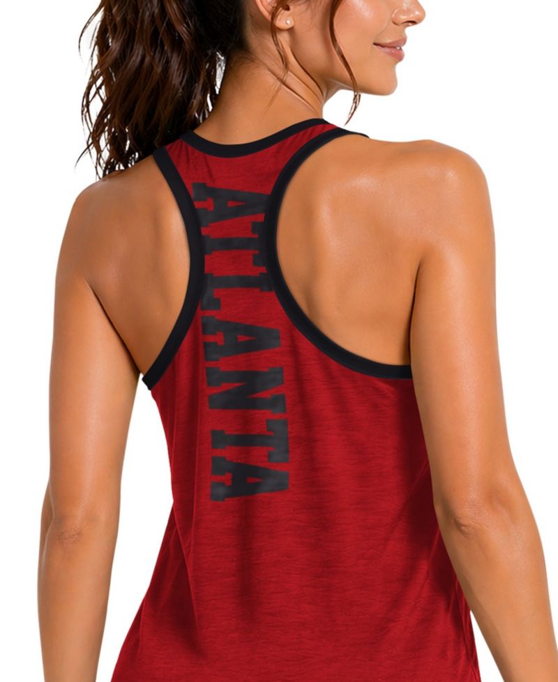 Women's Red Atlanta Falcons Tater II Racerback Tank Top