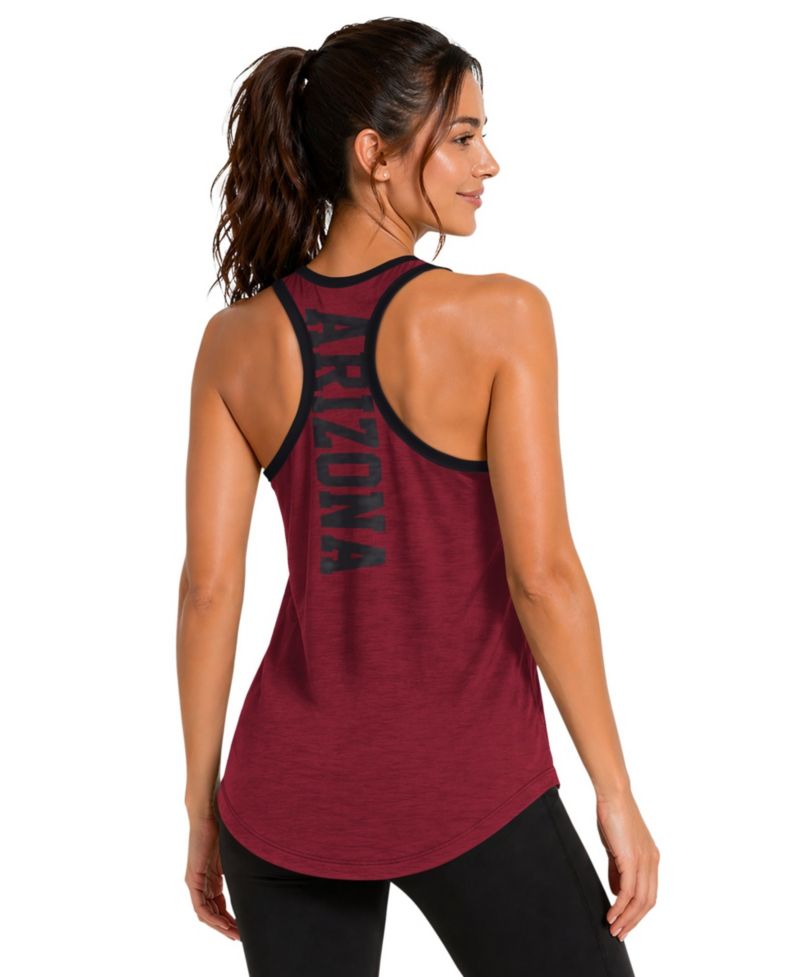 Women's Cardinal Arizona Cardinals Tater II Racerback Tank Top