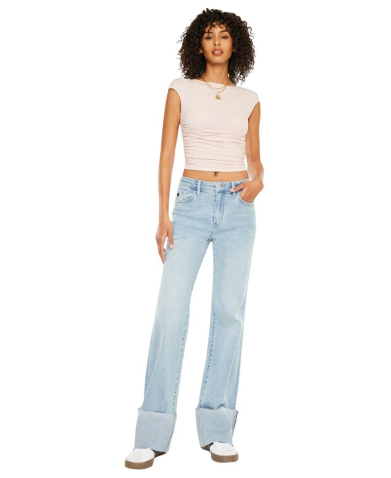Women's Franny Essentials High Rise Wide Flare Jeans