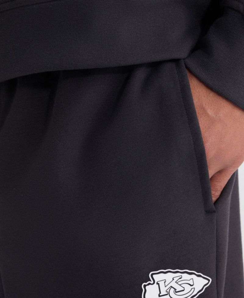 Men's Charcoal Kansas City Chiefs Clutch Fleece Tri-Blend Joggers