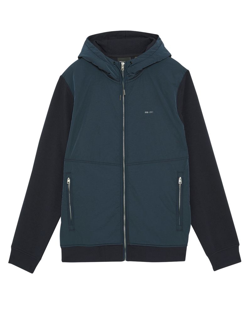 Men's Half Raglan Hybrid Hoodie